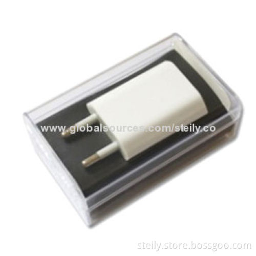 5V/1A Original High-quality EU Plug Chargers, Suitable for iPhone/iPad/iPod/Mobile PhonesNew